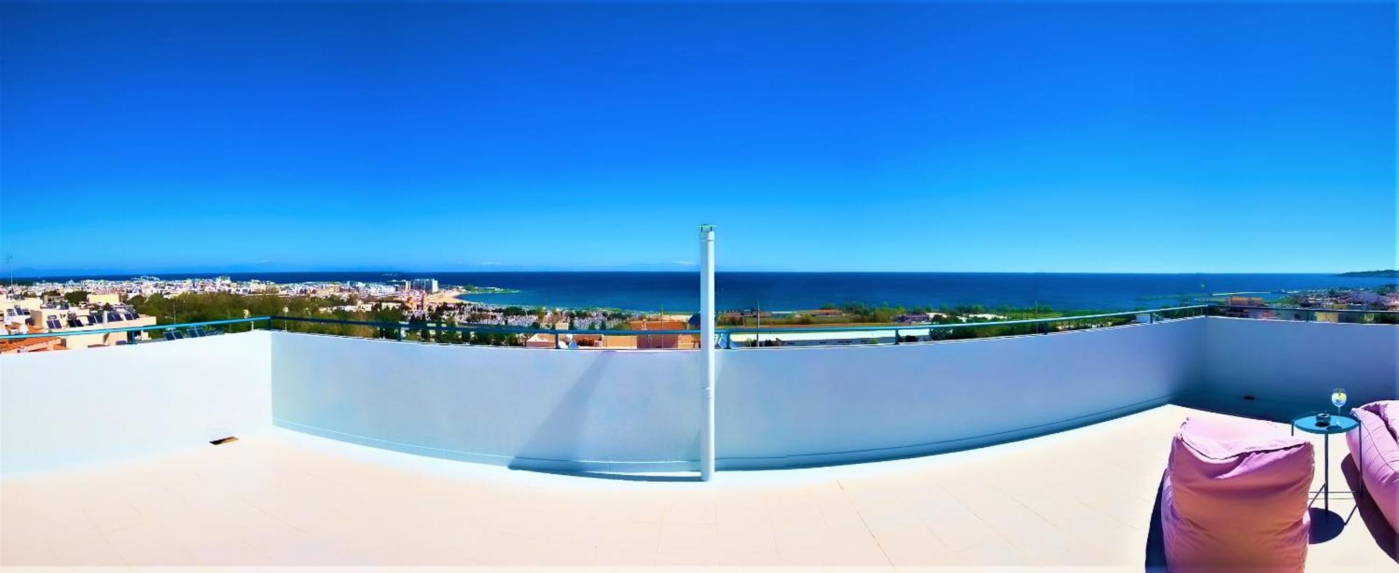 Groovy & Cozy Apt With Private Seaview Rooftop Terrace Rhodes City Kültér fotó