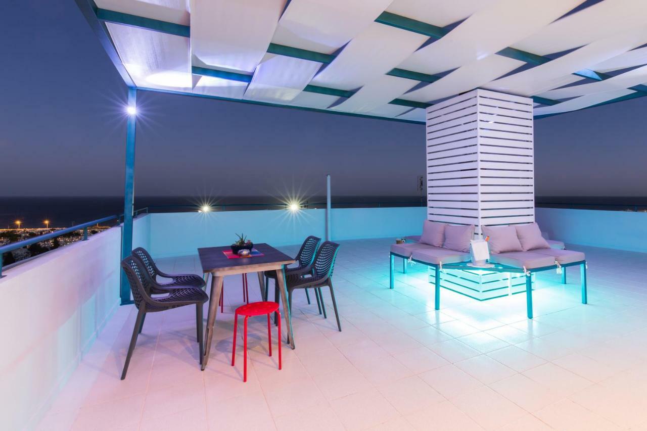 Groovy & Cozy Apt With Private Seaview Rooftop Terrace Rhodes City Kültér fotó