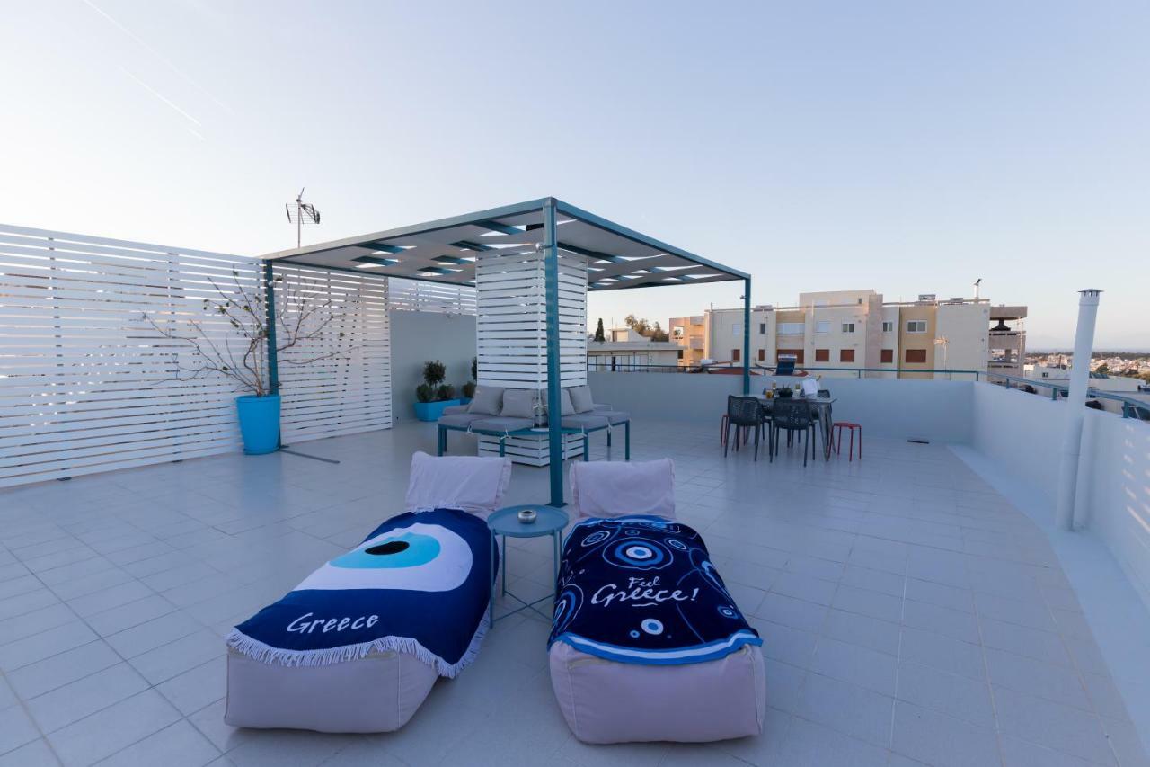Groovy & Cozy Apt With Private Seaview Rooftop Terrace Rhodes City Kültér fotó