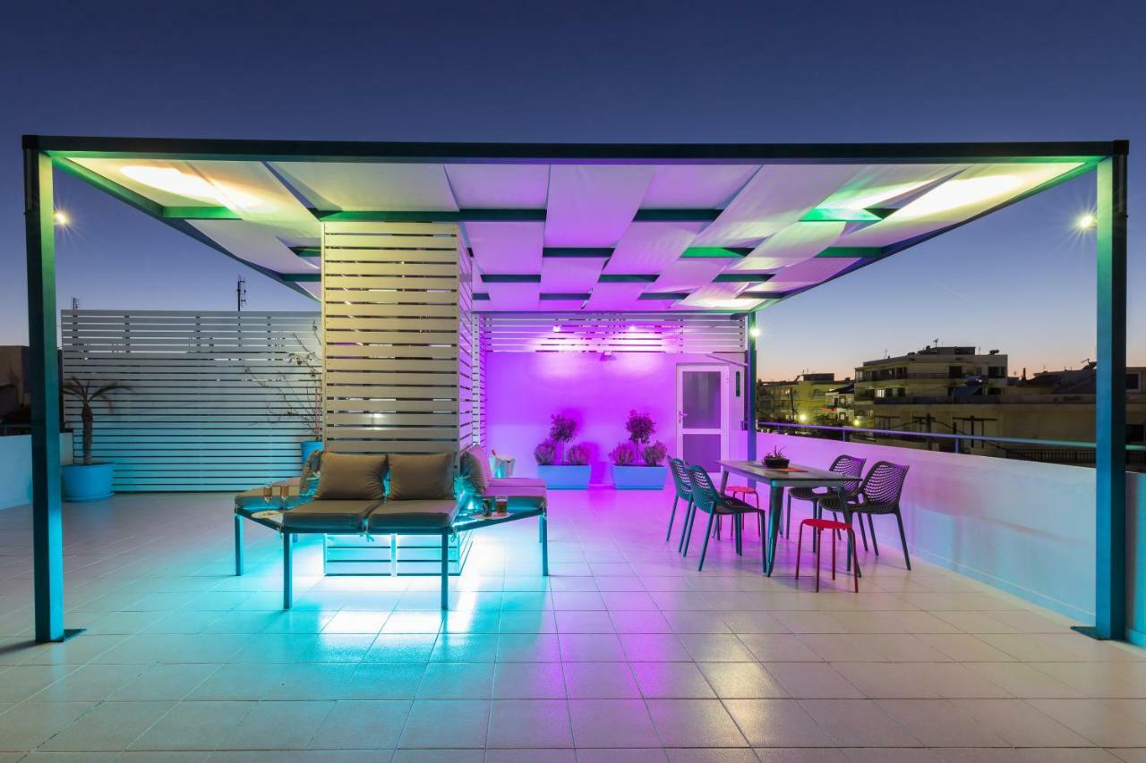 Groovy & Cozy Apt With Private Seaview Rooftop Terrace Rhodes City Kültér fotó