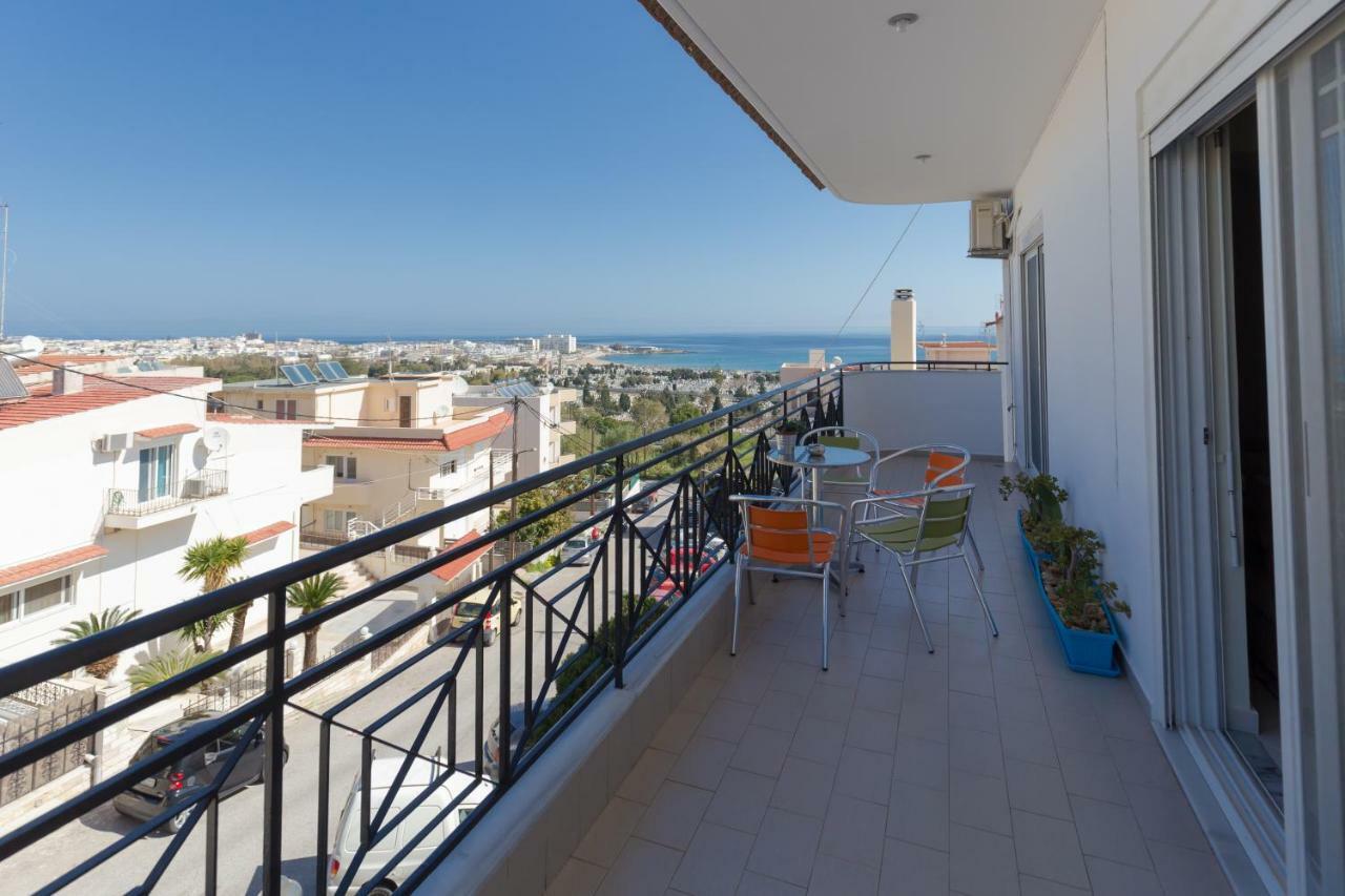 Groovy & Cozy Apt With Private Seaview Rooftop Terrace Rhodes City Kültér fotó